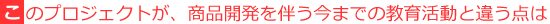 ���̃v���W�F�N�g���A���i�J���𔺂����܂ł̋��犈���ƈႤ�_��